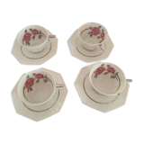 Service porcelain cups Limoges