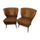 Paire de fauteuils vintage cocktail