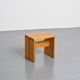 Solid pine stool Les Arcs.