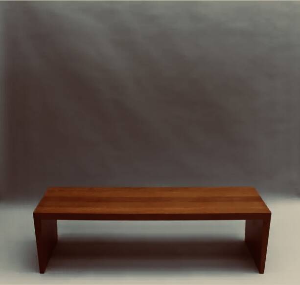 Richard Peduzzi bench - national furniture collection