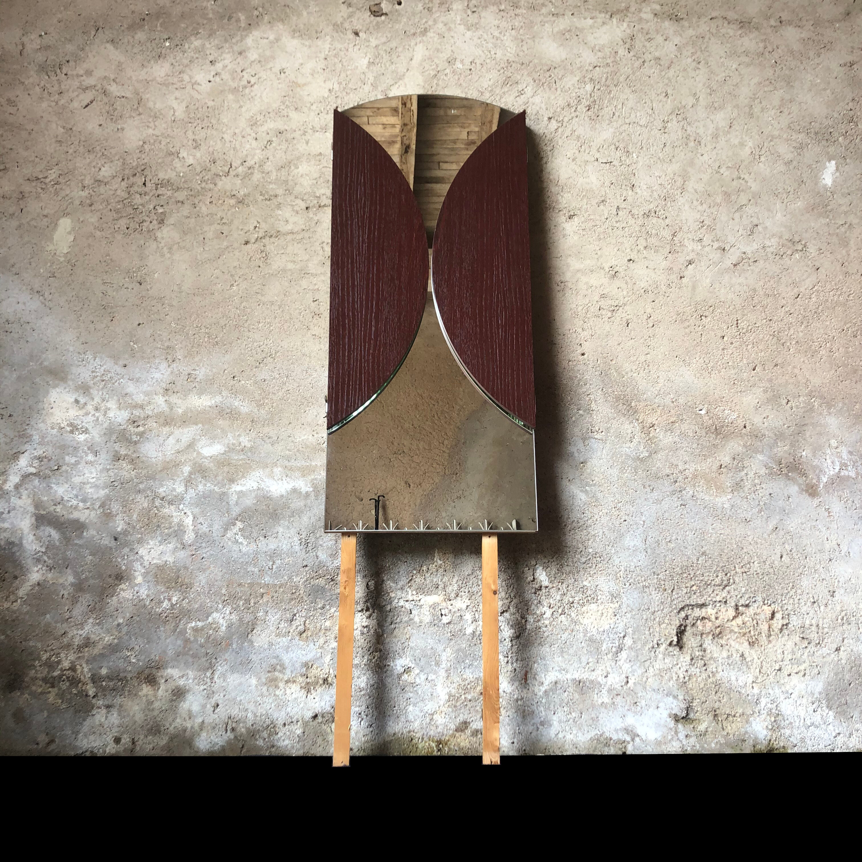 Vintage triptych mirror 1960 - 158x93cm