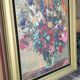 Flower Bouquet Painting by Anton Lamprecht, oil on canvas