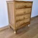 Chest of drawers or bedside table in walnut