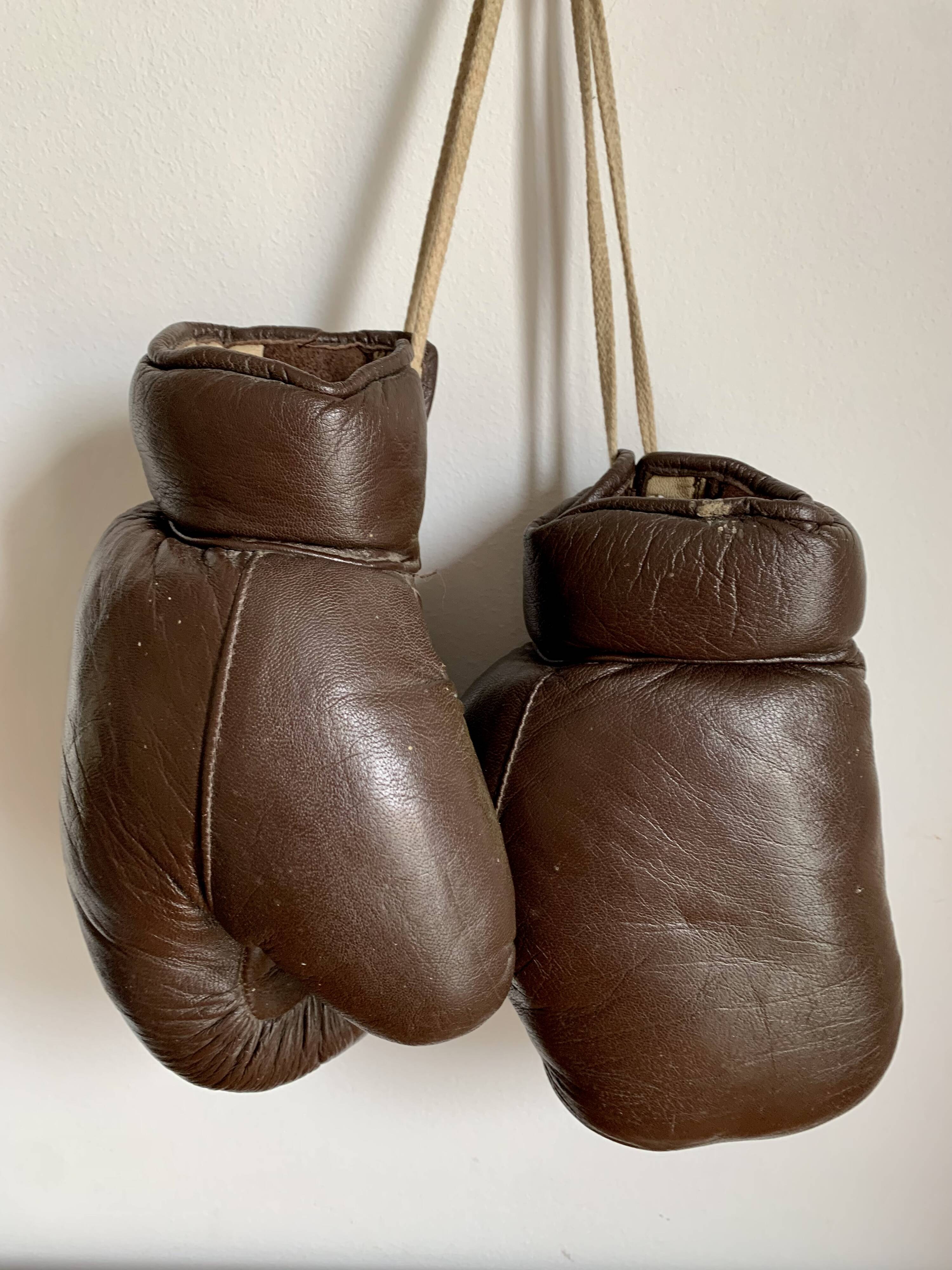 Vintage boxing gloves, 1940s