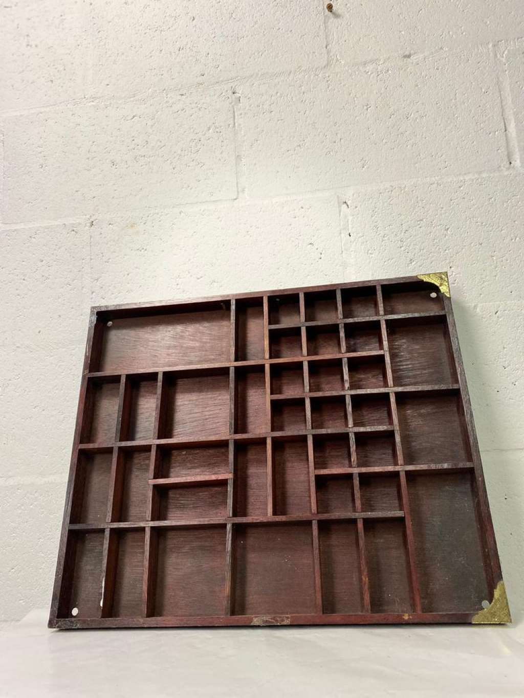 Vintage wooden shelf