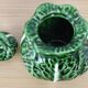 Vintage Ceramic Bordallo Pinheiro Cabbage Salt Shaker, Portugal 60s