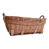 Old rattan basket or basket