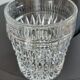 Set of 4 whisky glasses molded glass 70s