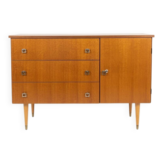 Vintage oak enfilade from the 1960s.