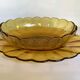 Val Saint Lambert fruit bowl centerpiece