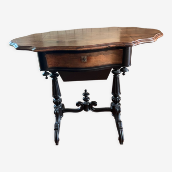 Table travailleuse style Louis Philippe