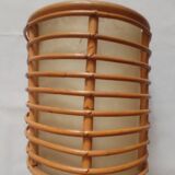 Vintage bamboo wall lamp