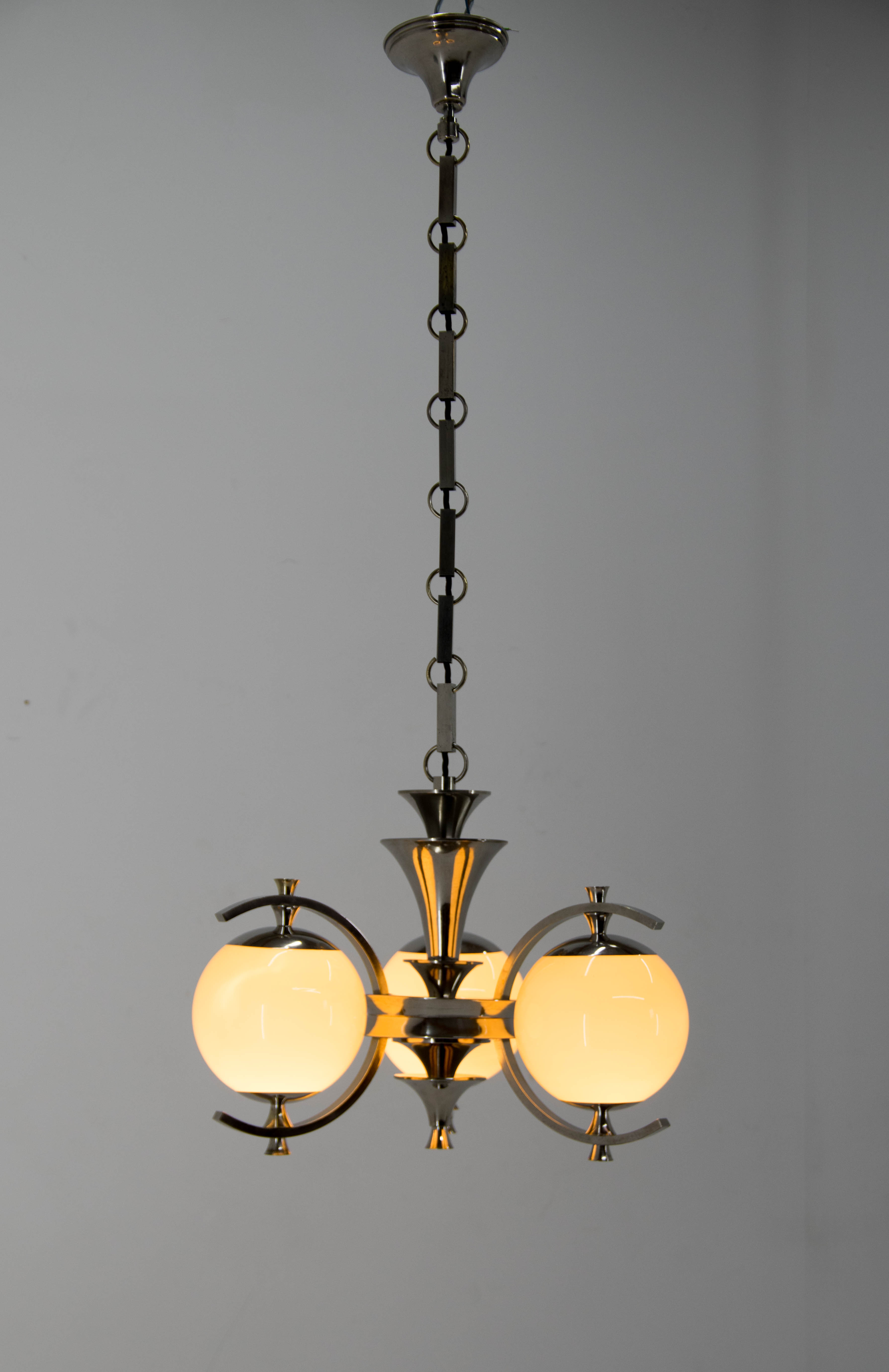 Rondocubist chandelier, 1930