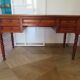 Minister's desk - 5 drawers - large top - cherry wood - Louis Philippe style