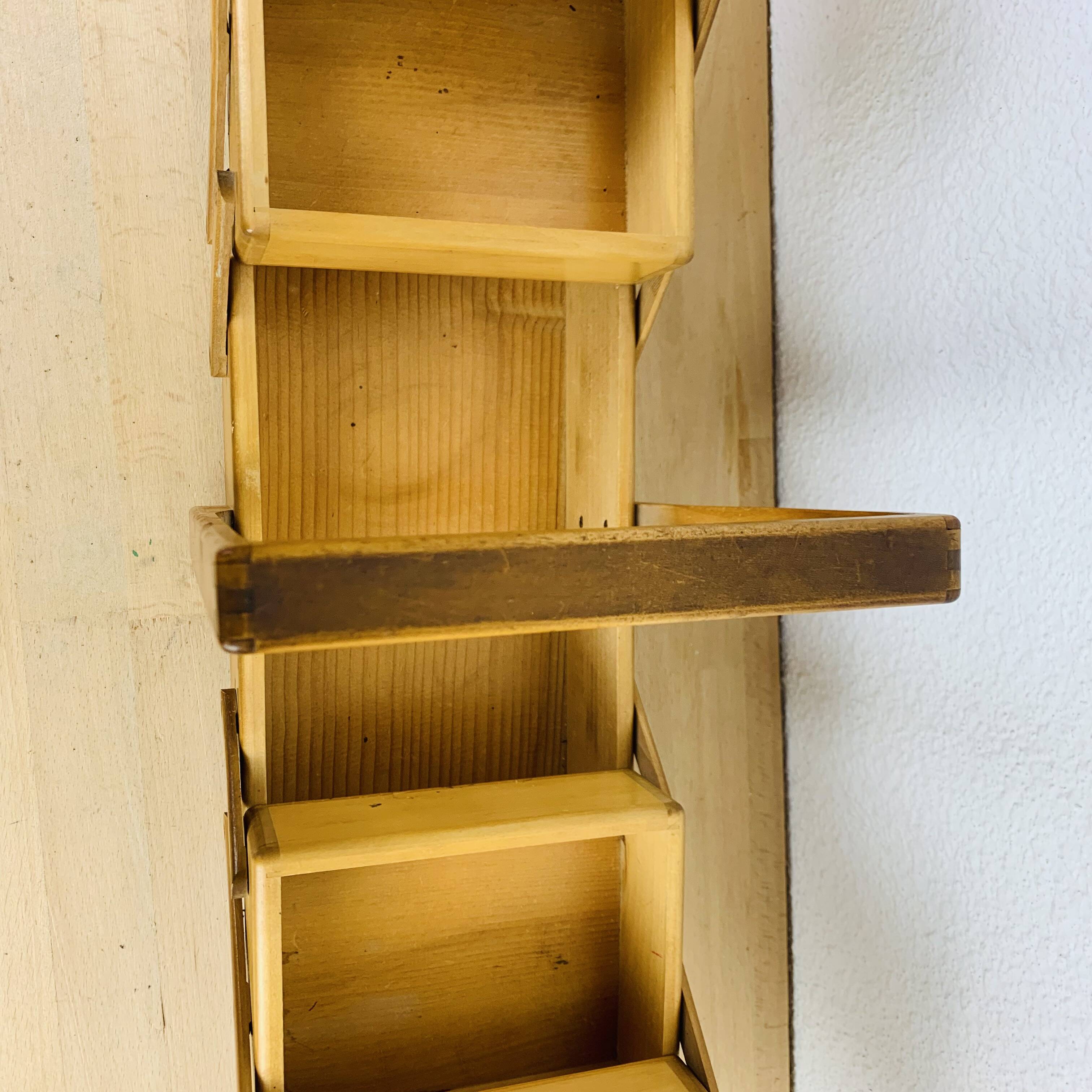 60s wood worker, sewing box