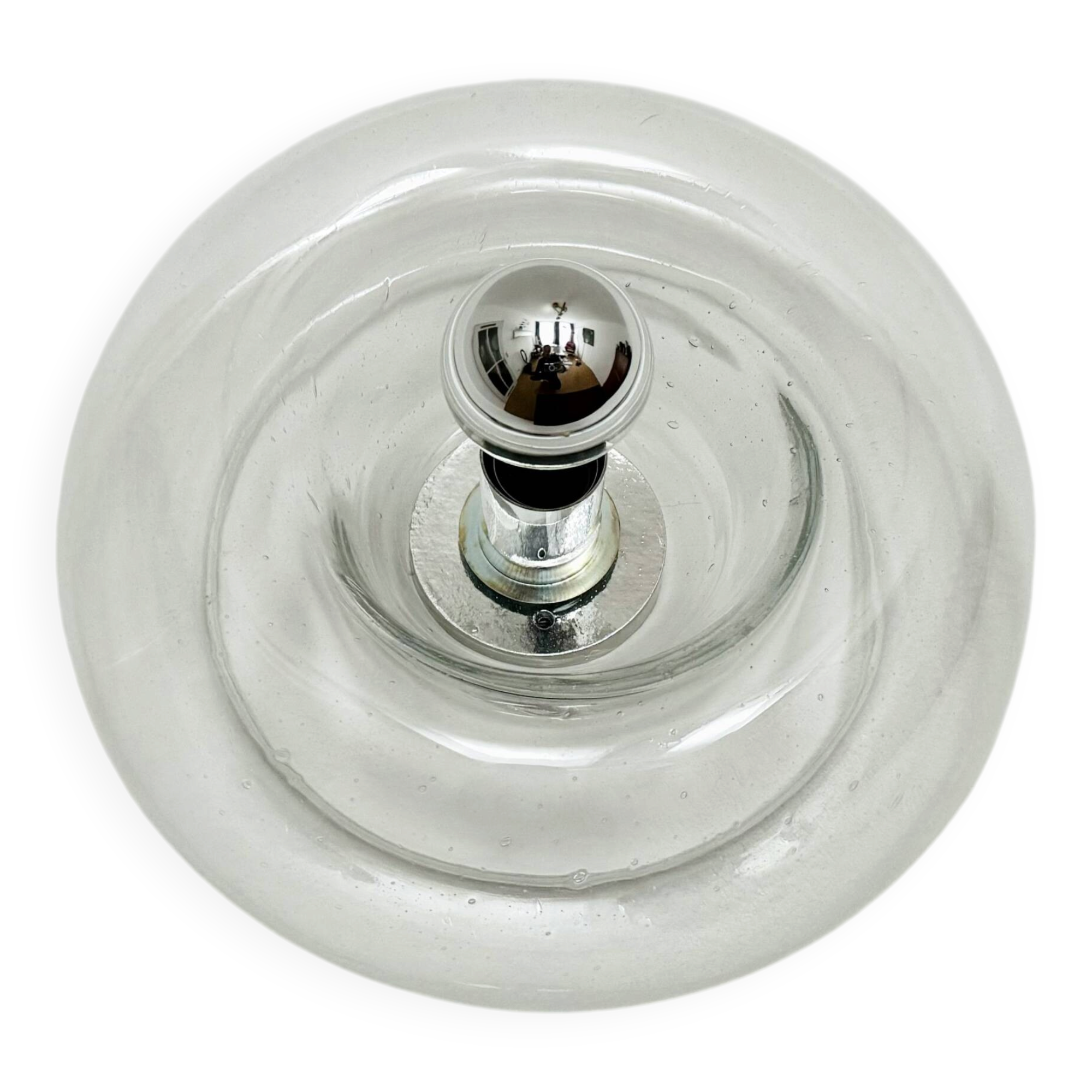 Donut Wall or Ceiling Lamp by J.T. Kalmar