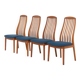 Ensemble de 4 chaises à repas par Kai Kristiansen pour Schou Andersen