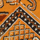 Wine Red & Orange Classic Vintage Kilim Rug, 171x289Cm