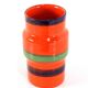 Vase vintage aux couleurs vives