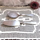Set of two cutting shovels for cakes, tarts and sweets