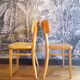 Paire de chaises de bistrot vintage