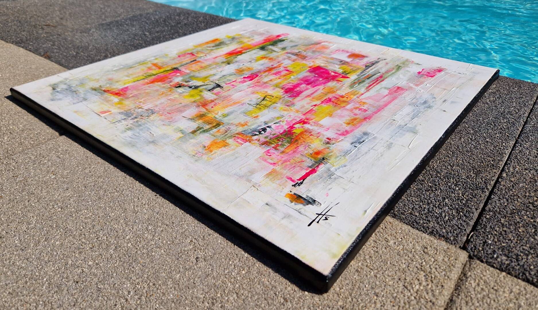 Tableau peinture abstraite