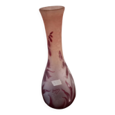 vase en pâte de verre série rubis signé LEGRAS