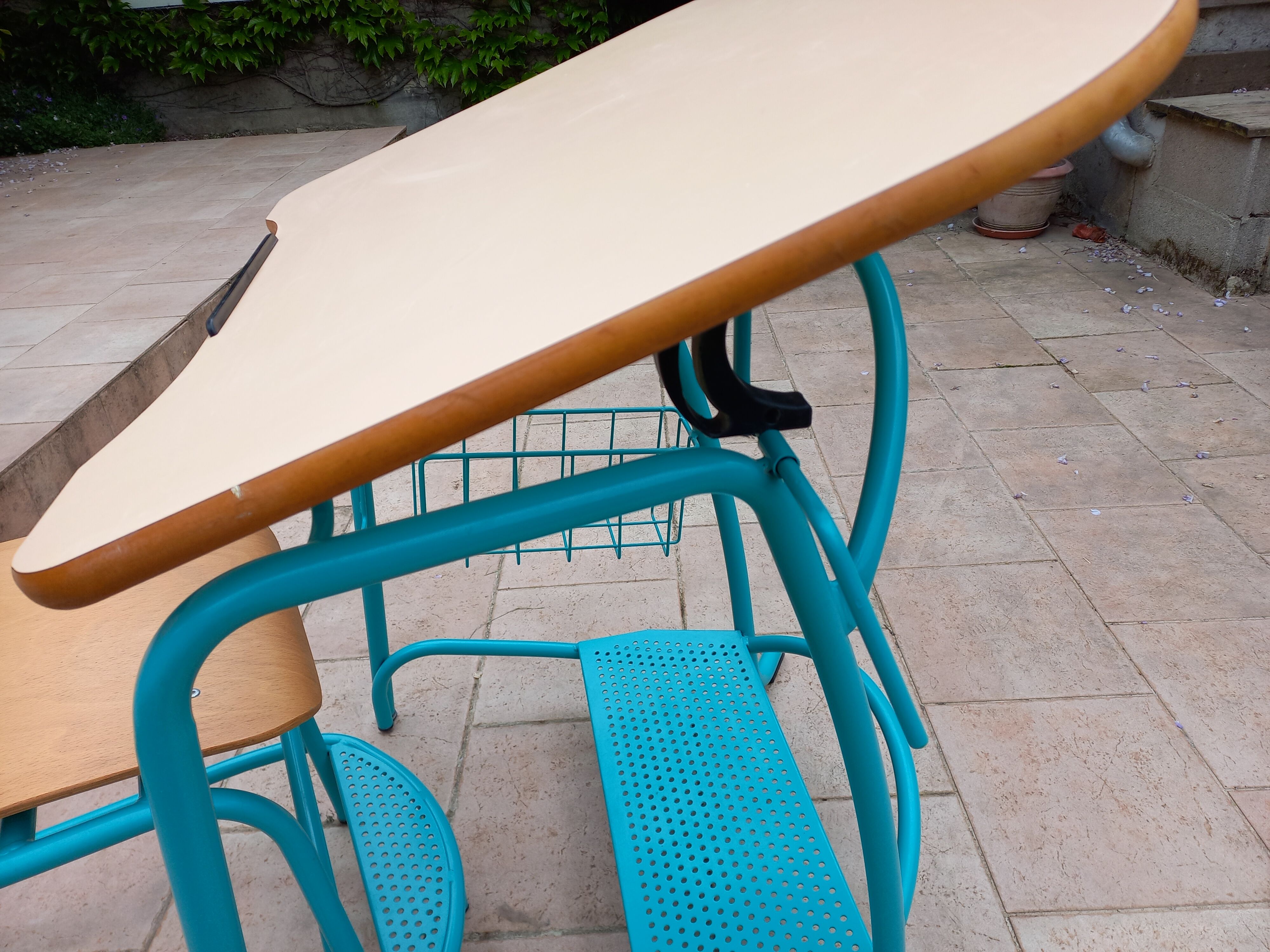 Desk and children's chair