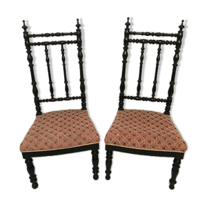 Paire de chaises basses