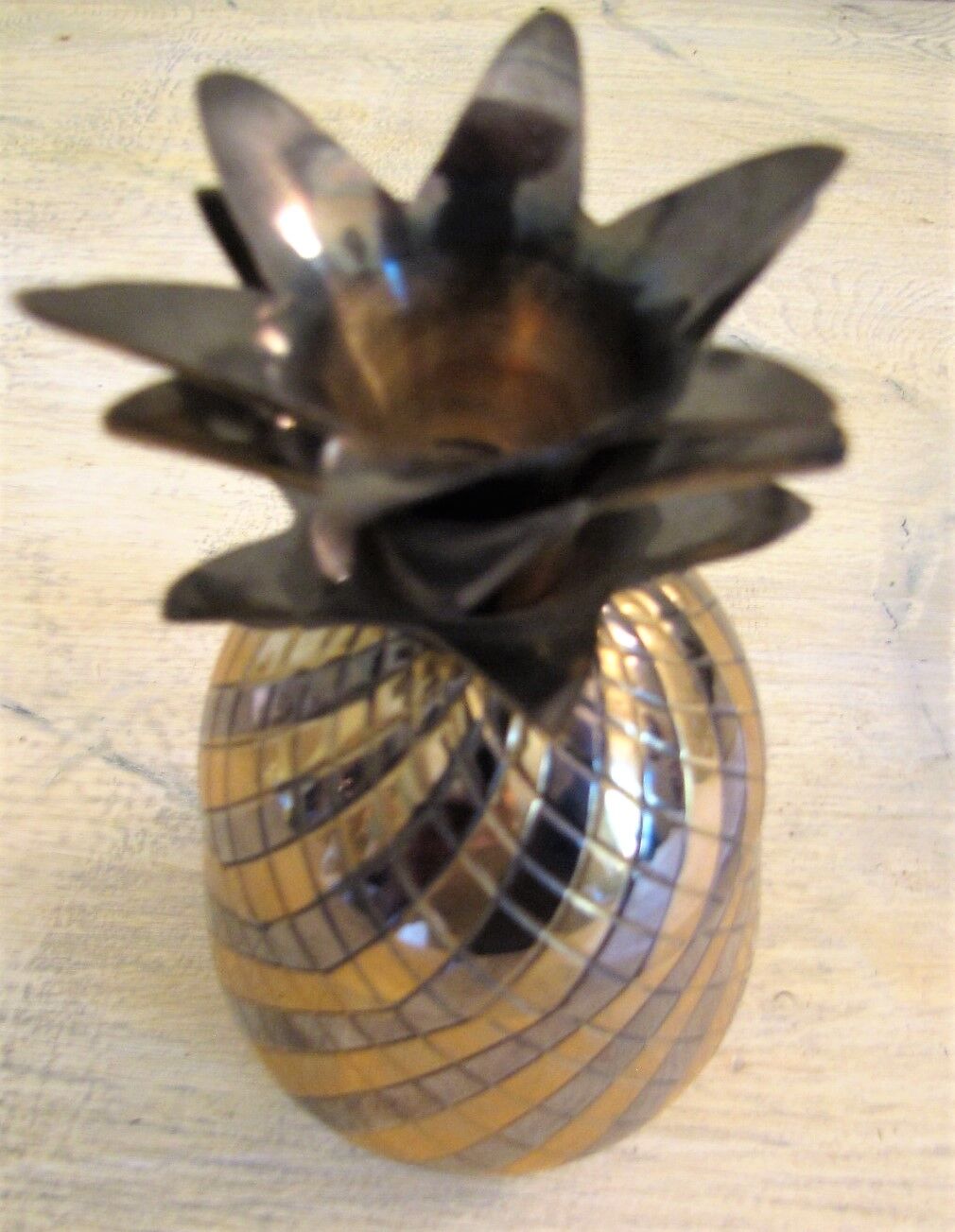 1970 brass pineapple ice bucket