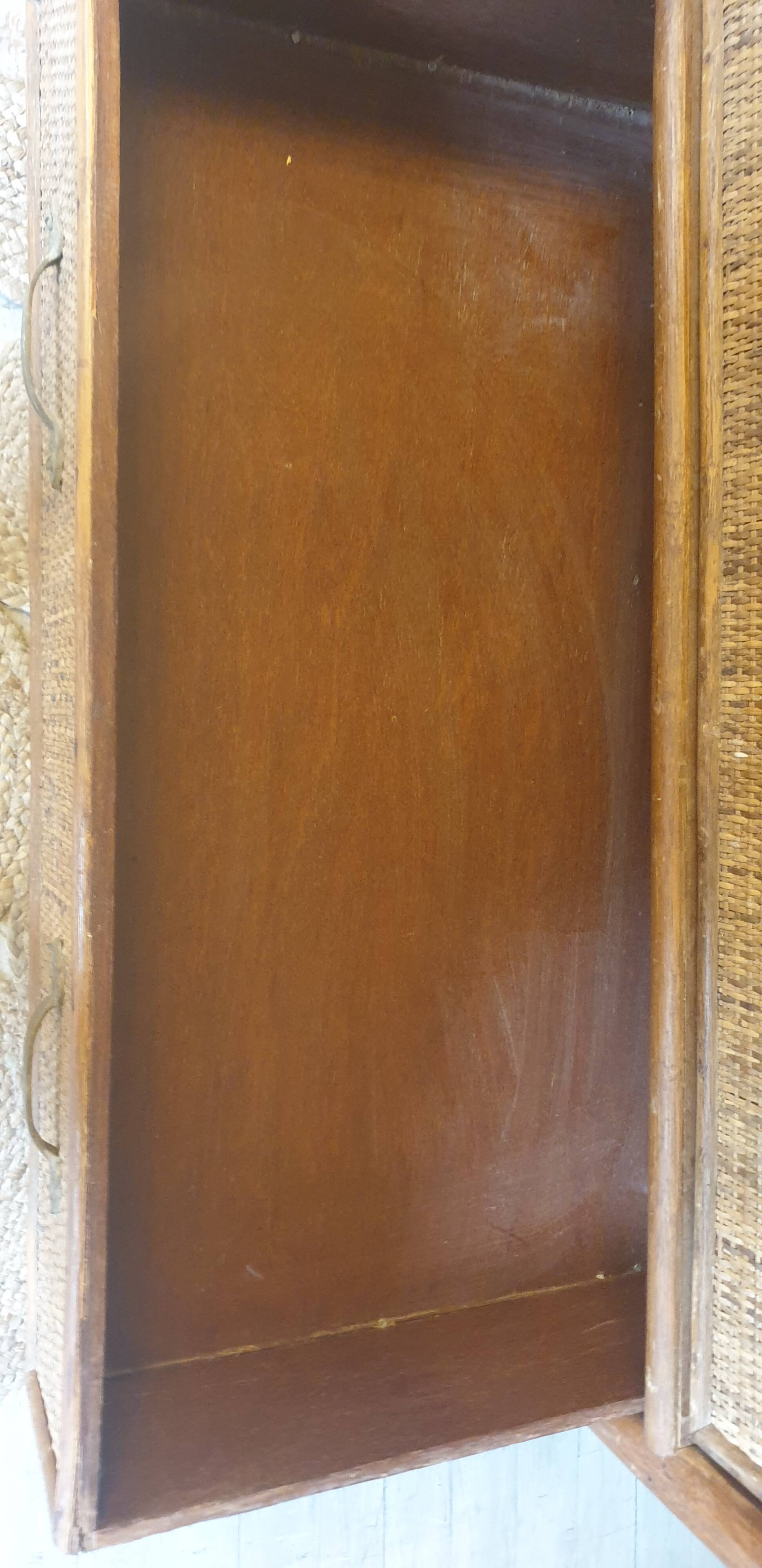 Rattan chest of drawers