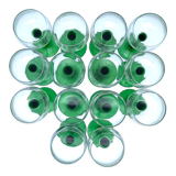 Alsace wine glasses on foot