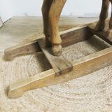 Wooden rocking horse