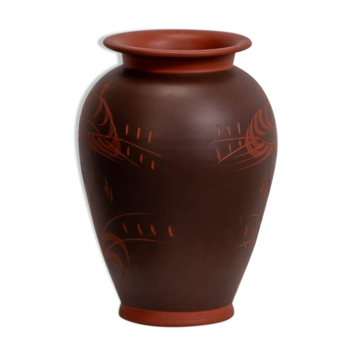 Vase design floral Eiwa vers 1970