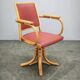 Ligna Adjustable Swivel Office Chair, Czechoslovakia, 1950s
