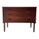 Commode en teck entièrement rénovée au design vintage des années 1960.