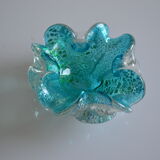 empty blue Murano pockets
