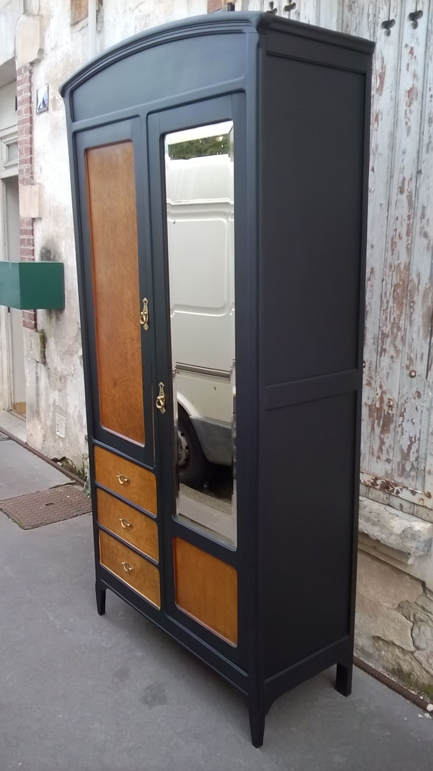 Parisian art nouveau wardrobe
