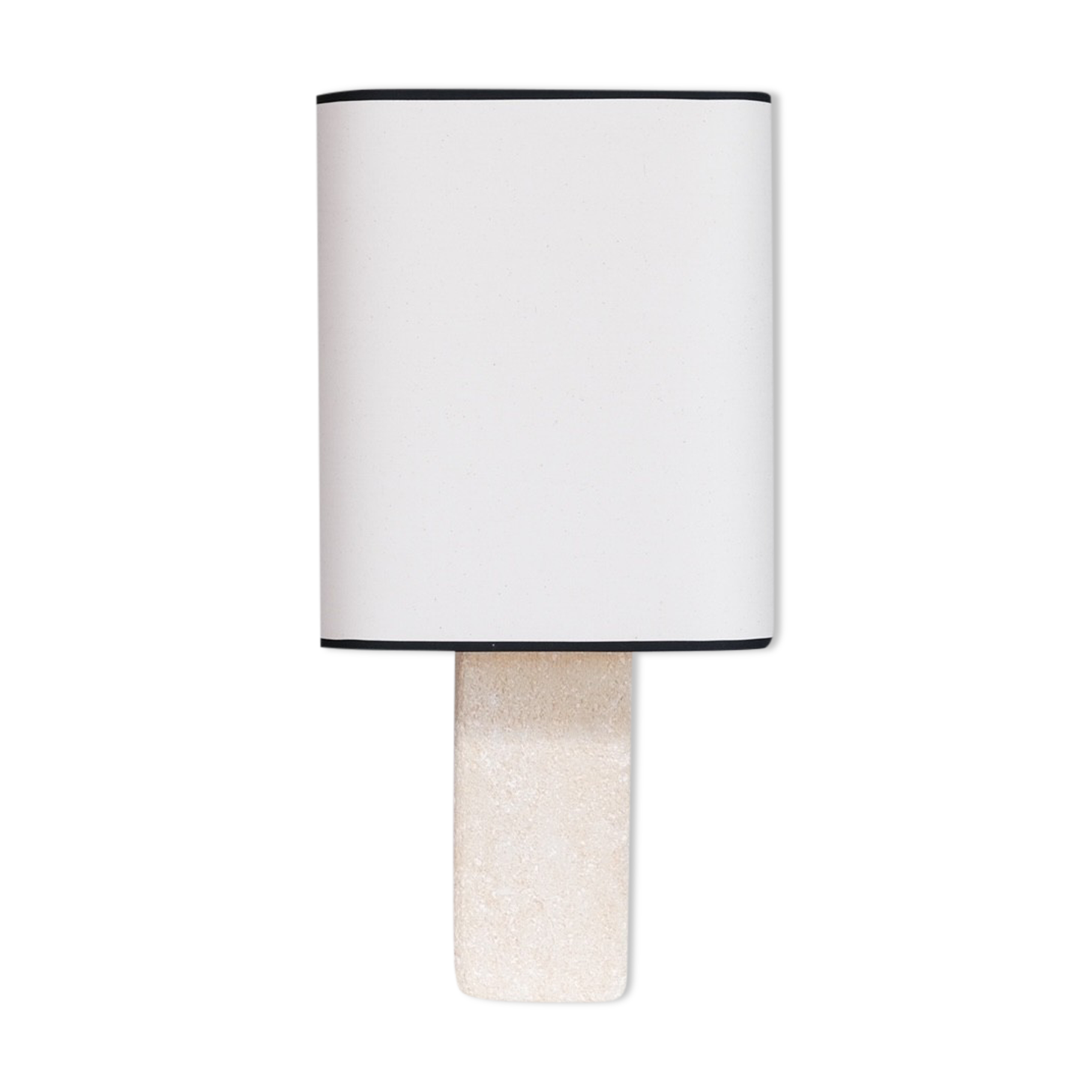 Sandstone mid-century belgium table lamp