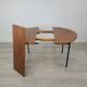 Vintage round dining table designed by Marcel Gascoin 1960s