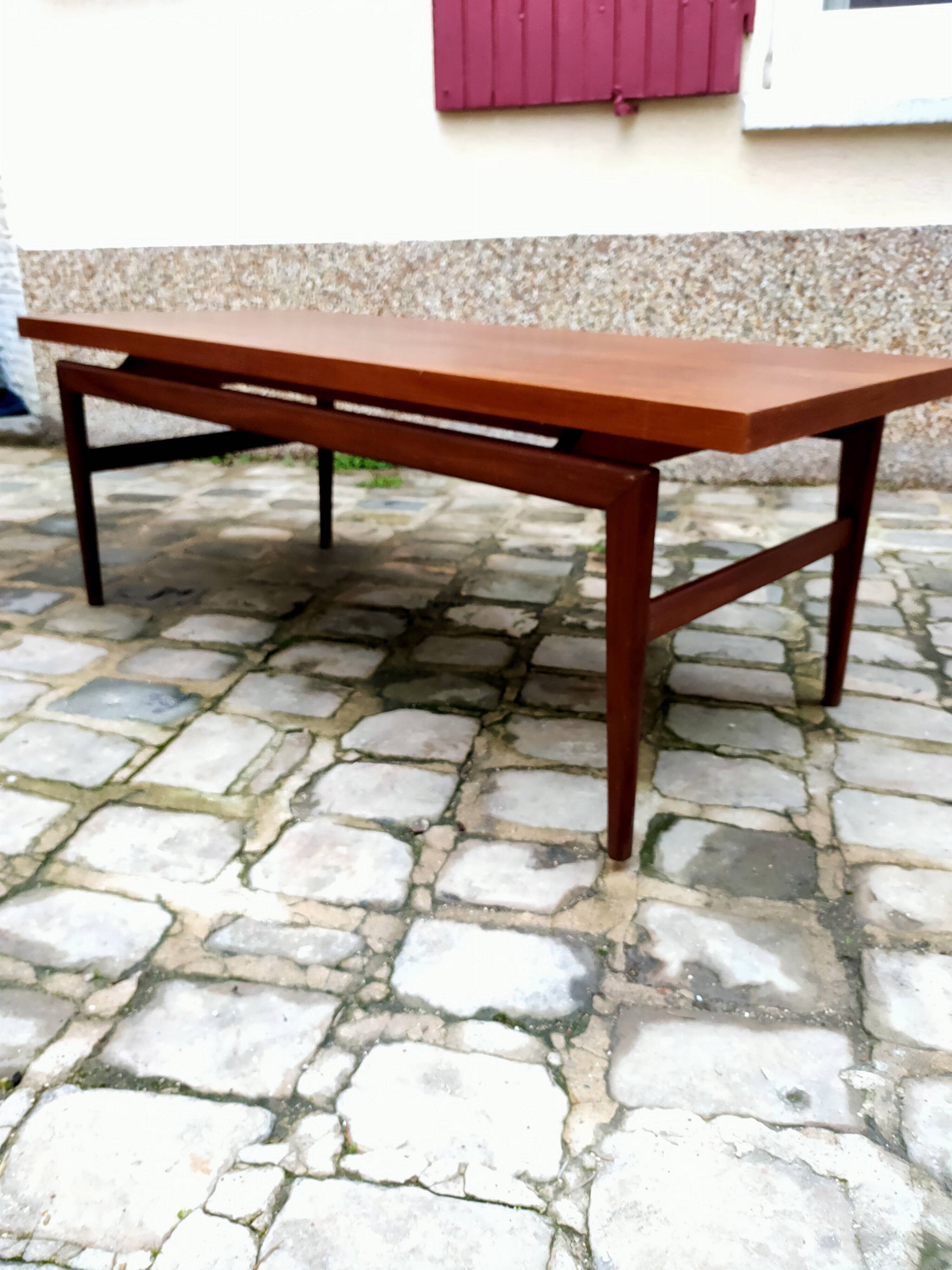 Vintage teak coffee table