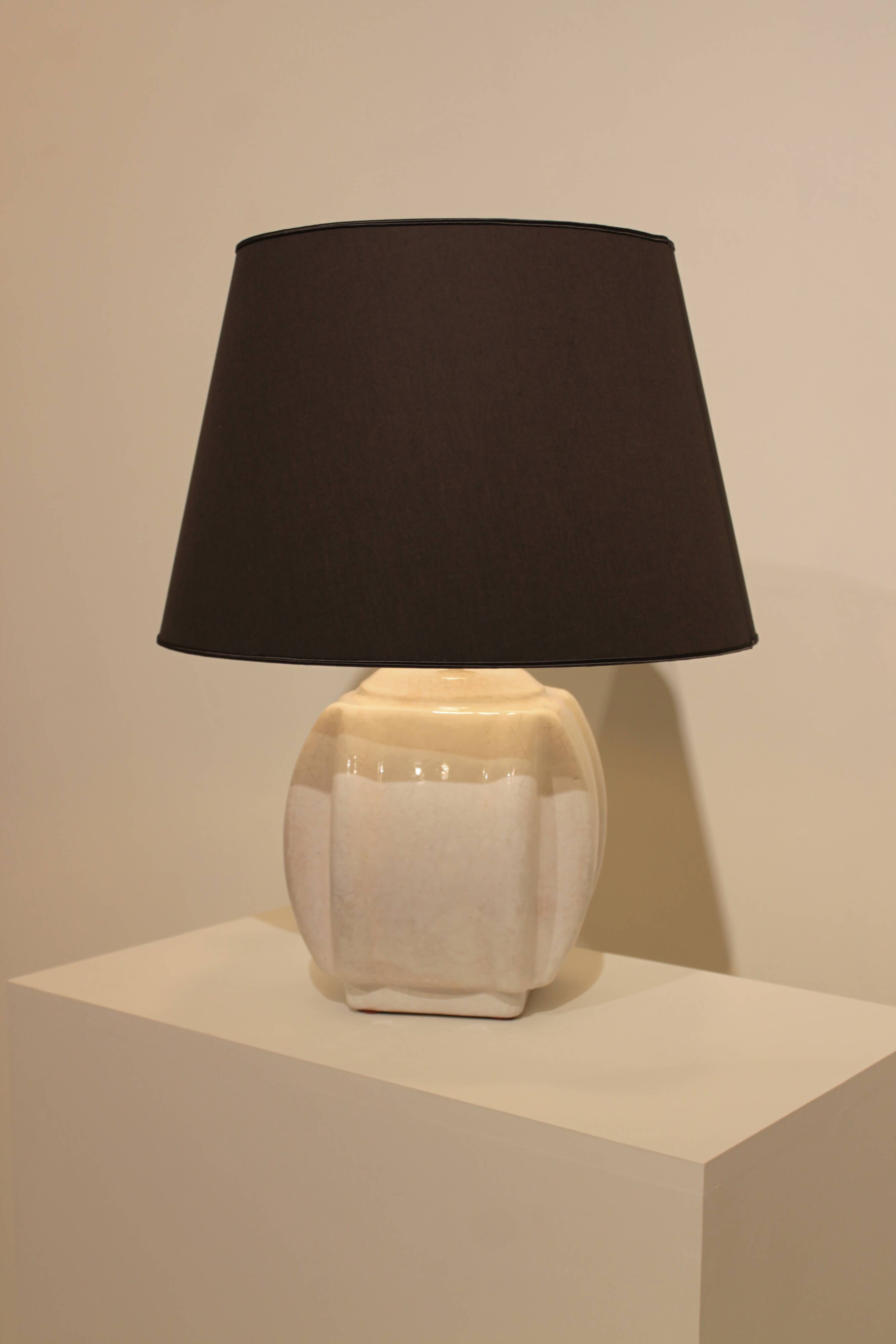 Grande lampe en céramique Art Déco de Paul Bonifas