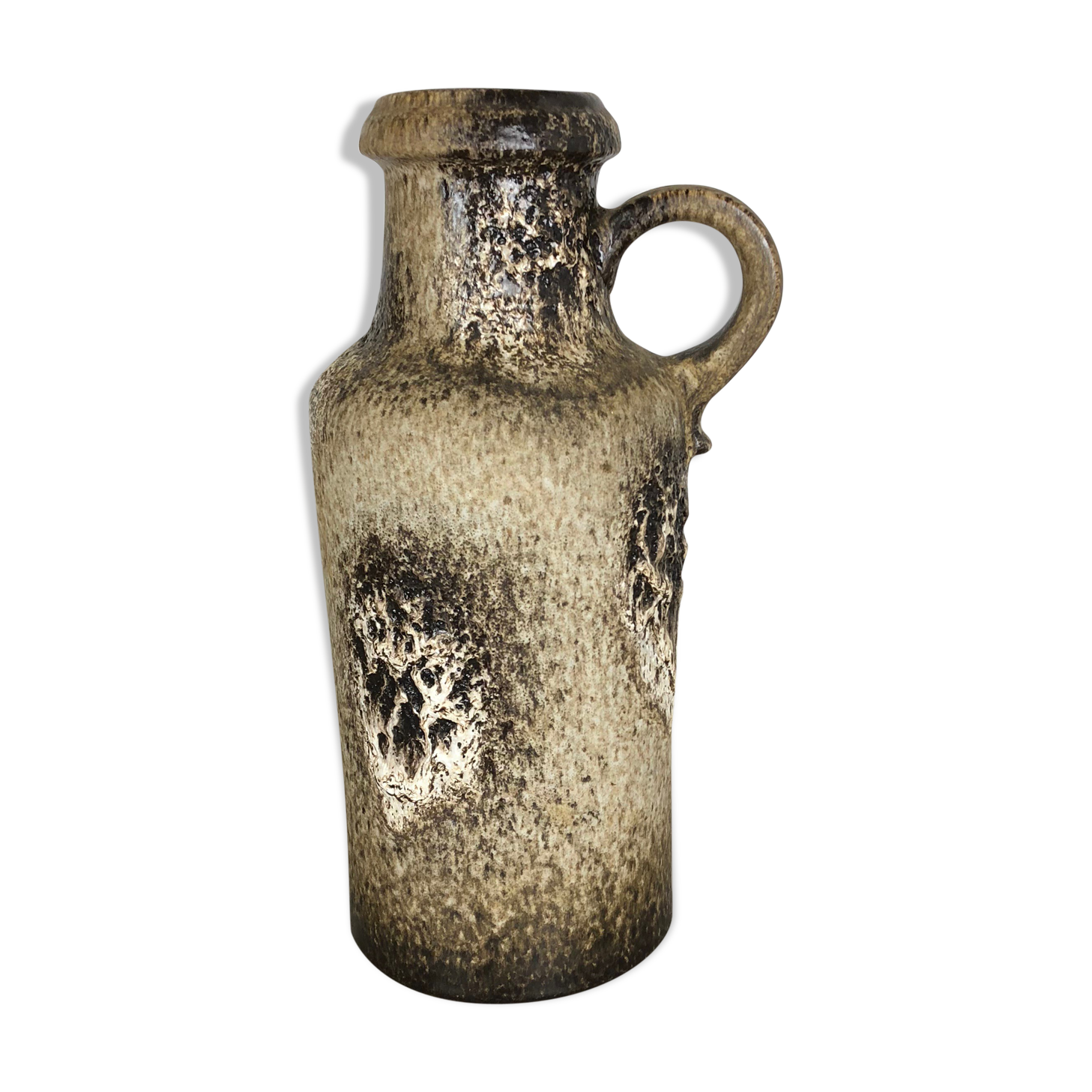 Large Multi-Color Vase Fat Lava "407-35" Vase by Scheurich, Germany, 1970s