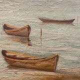 Paysage marin XIXe