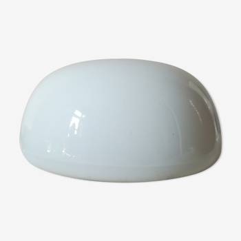 Plafonnier en opaline blanche