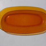Plat ovale en verre Duralex