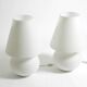 Two large original 1980s Leucos Paralume table lamps, made in Italy | heigh