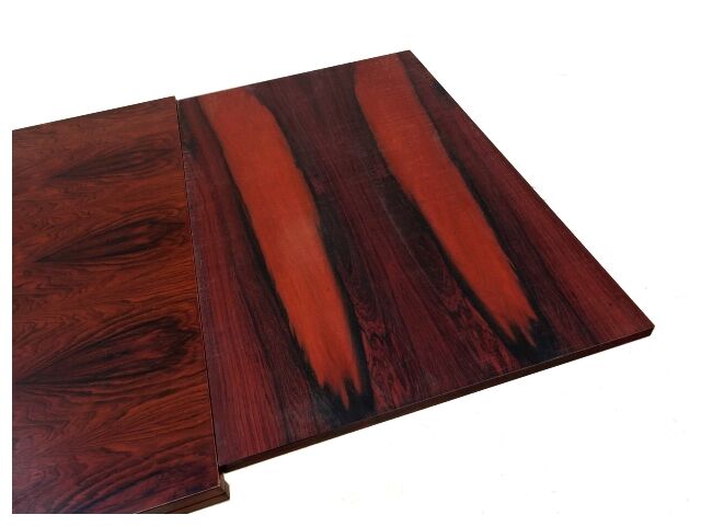 Table extensible palissandre vintage scandinave 1960