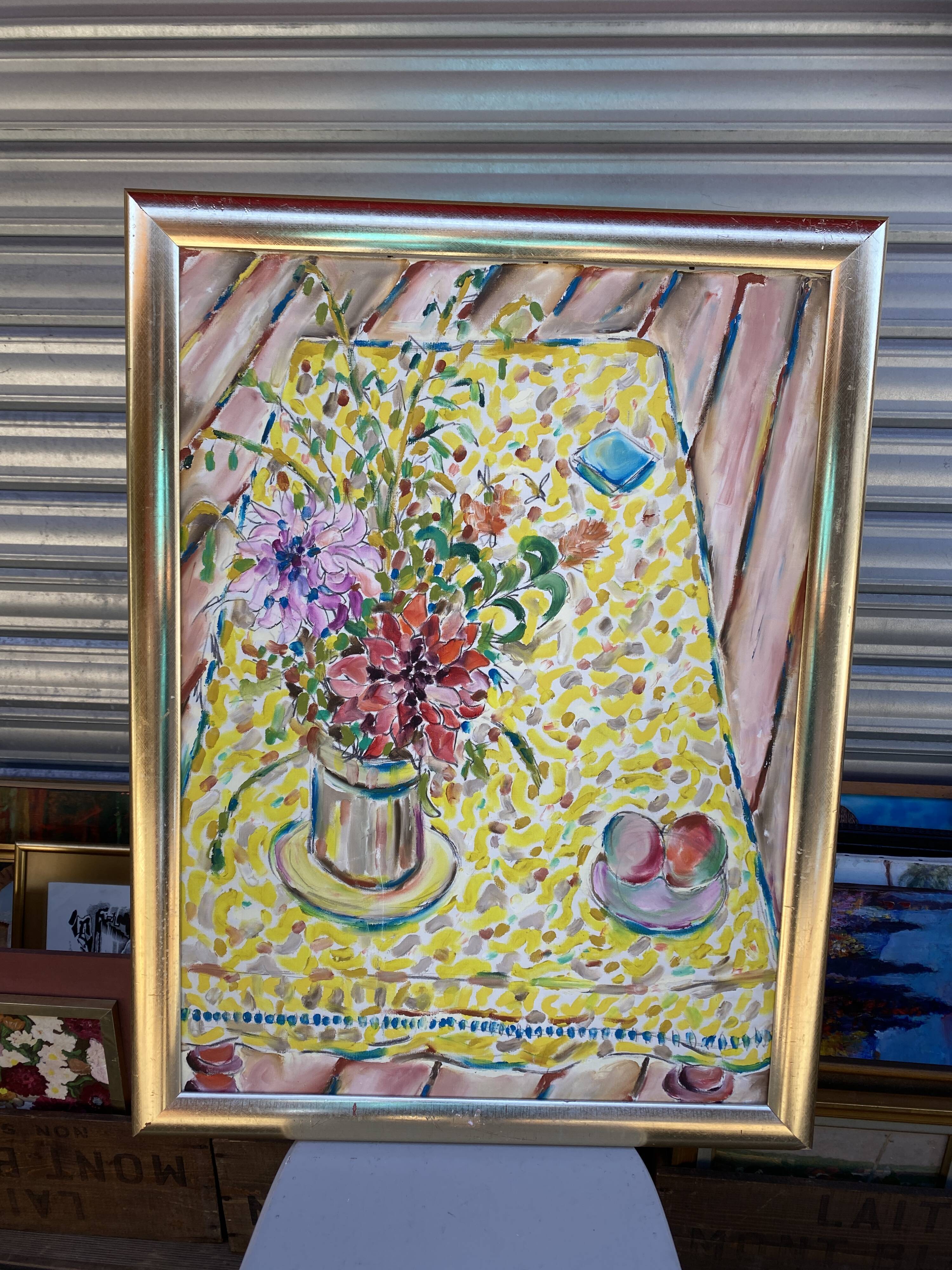 Still life on cardboard