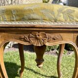 Piano stool in walnut style louis xv
